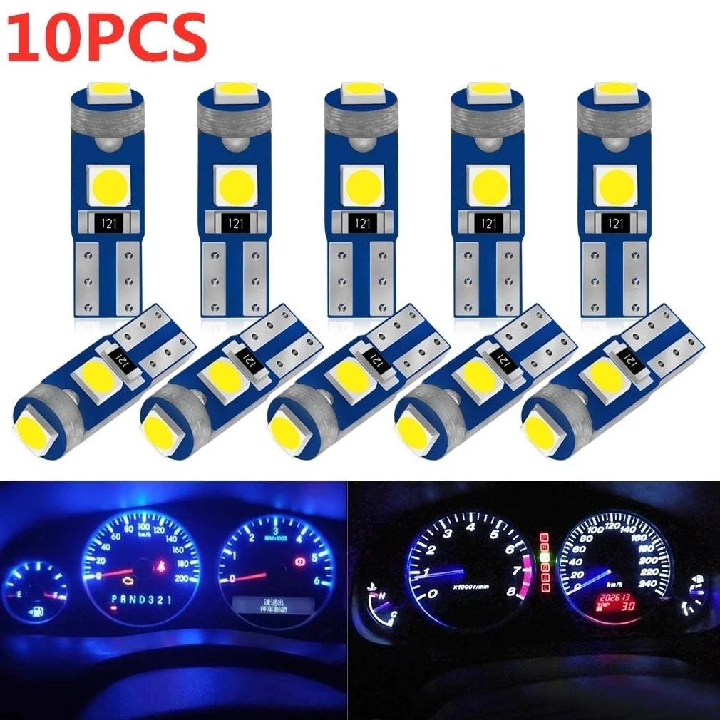 2/10Pcs T5 Led  W3W W1.2W Led Canbus ڵ ׸..