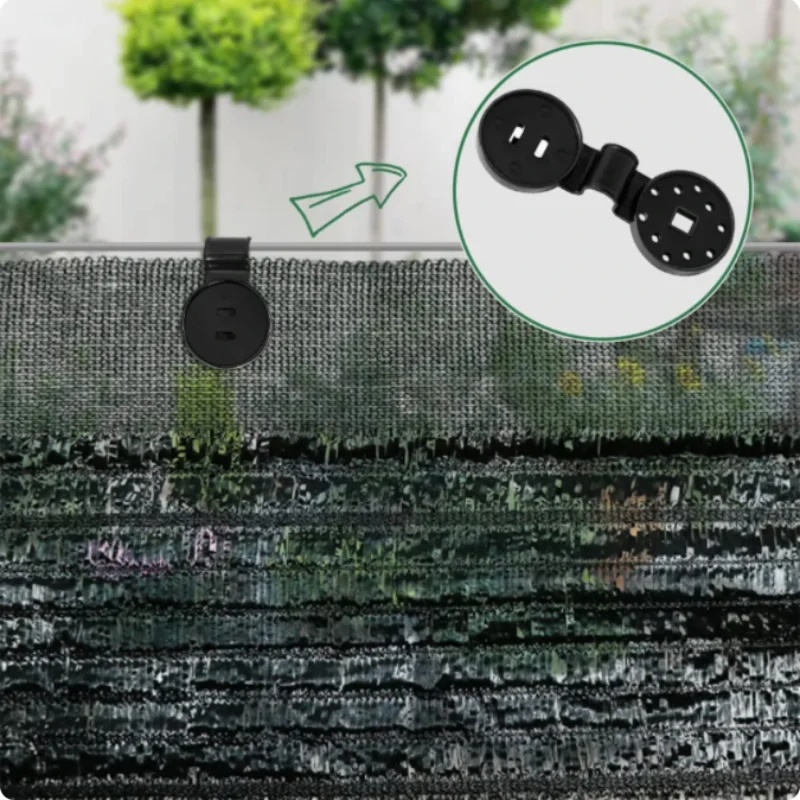 30pcs Reusable Sun Shade Net Clip Garden Tools Gre..